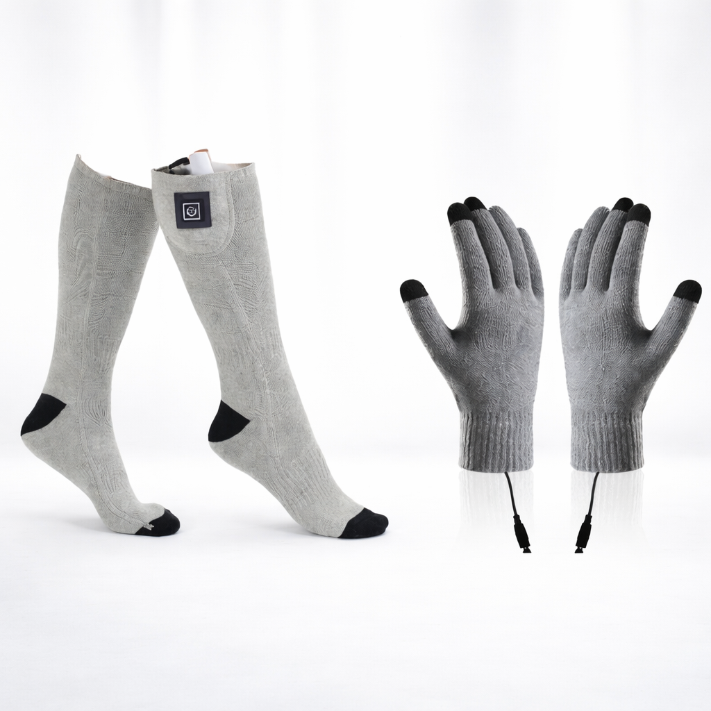 Unisex elektrické vyhřívané termo ponožky - vyhřívání zaměřené na prsty