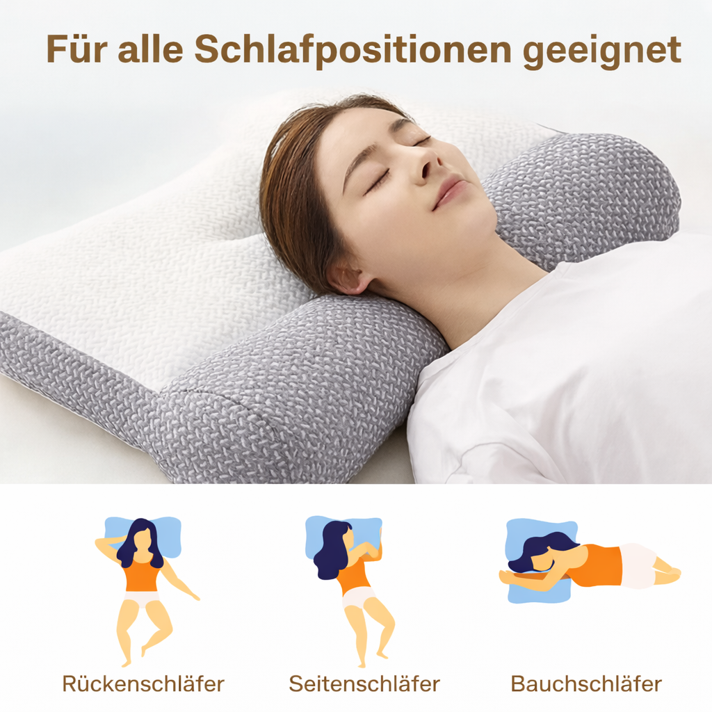 Schmerzfreies Schlafen mit einem bequemen Kissen für erholsame Ruhe und erfrischende Morgen - Esilora
