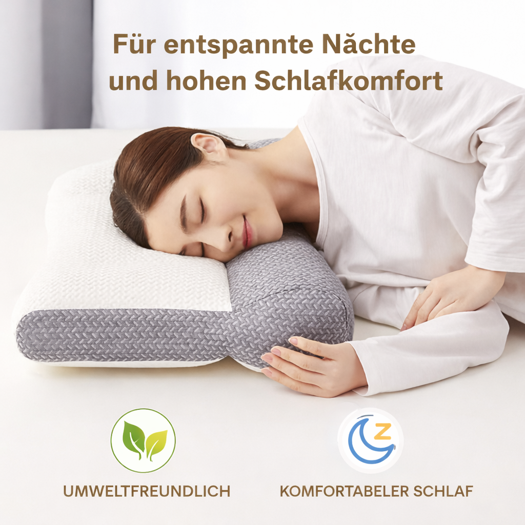 Schmerzfreies Schlafen mit einem bequemen Kissen für erholsame Ruhe und erfrischende Morgen - Esilora
