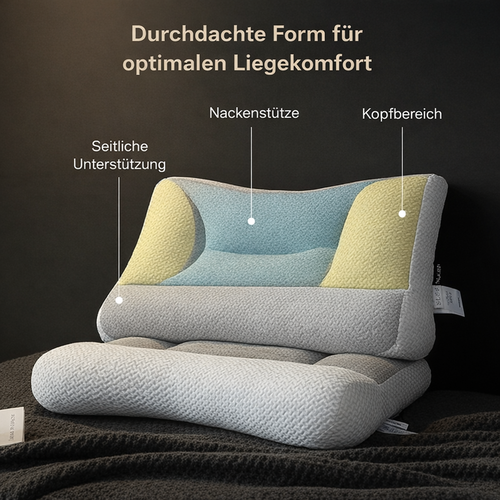 Schmerzfreies Schlafen mit einem bequemen Kissen für erholsame Ruhe und erfrischende Morgen - Esilora