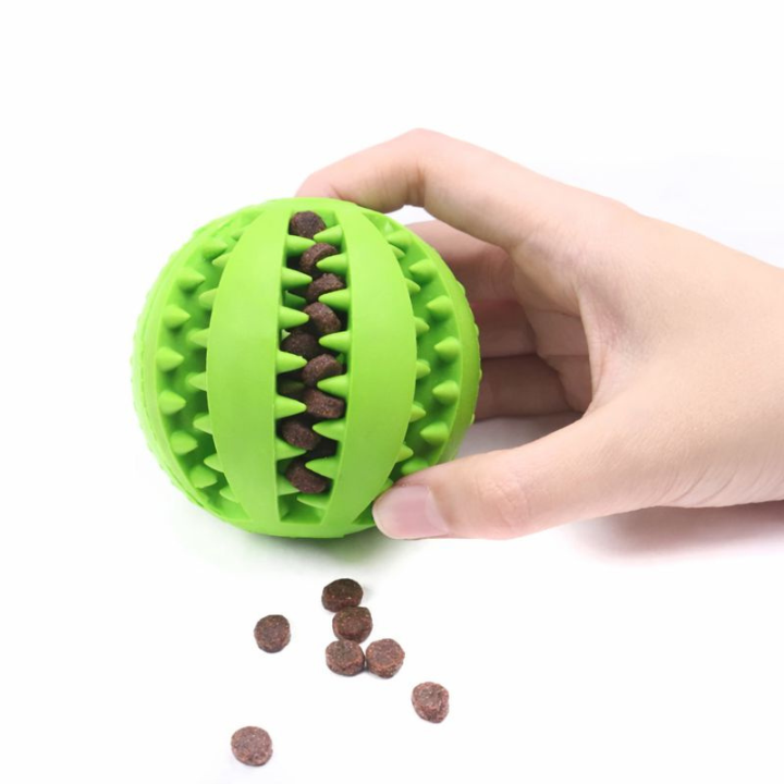TreatForge Treat-Dispensing Chew Ball — Textured Interactive Toy