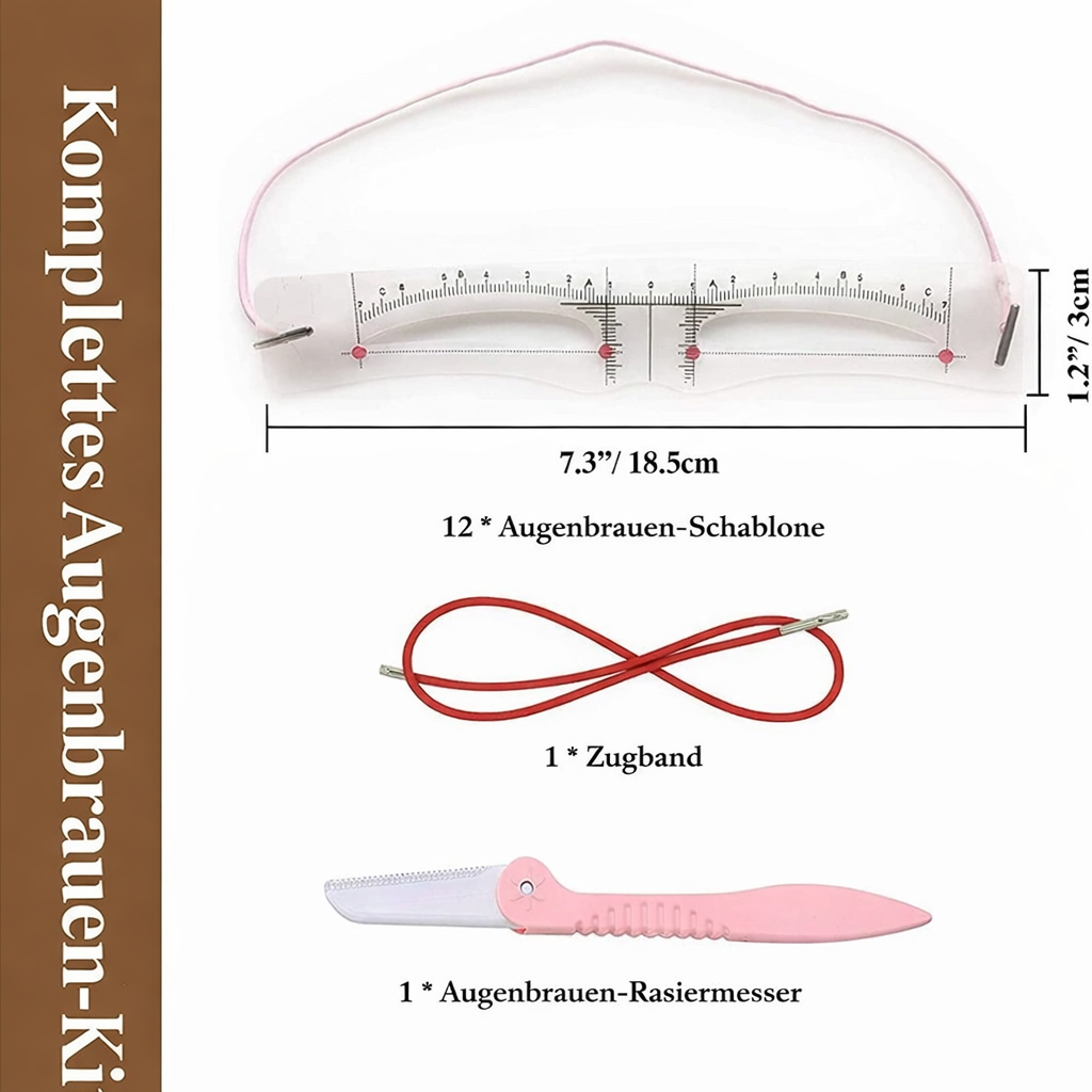 Precision Eyebrow Shaping Kit – Transform Your Brows into Stunning Art - Esilora