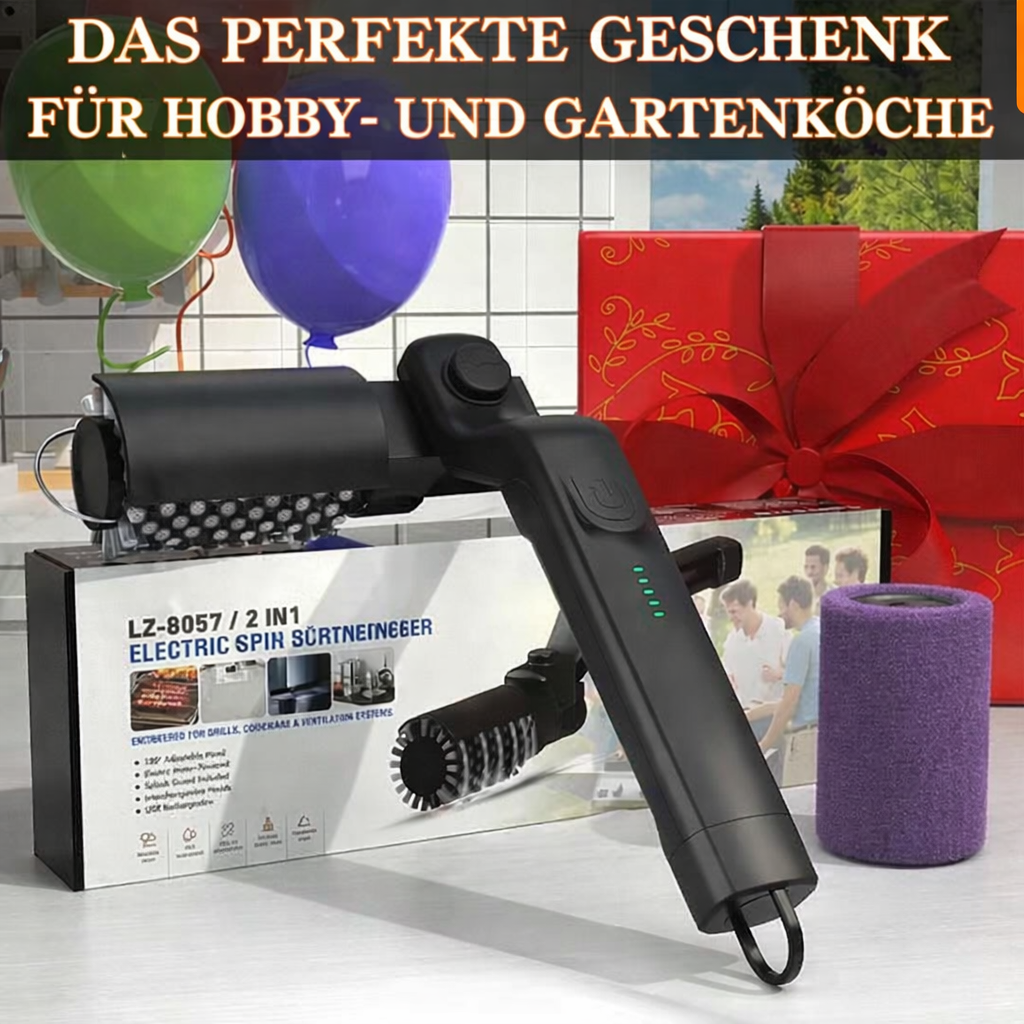 Power Scrubber para uma limpeza rápida do grelhador — desfrute de mais tempo com a família - Esilora