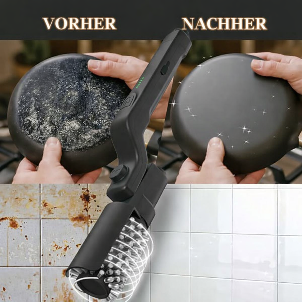 Power Scrubber para uma limpeza rápida do grelhador — desfrute de mais tempo com a família - Esilora