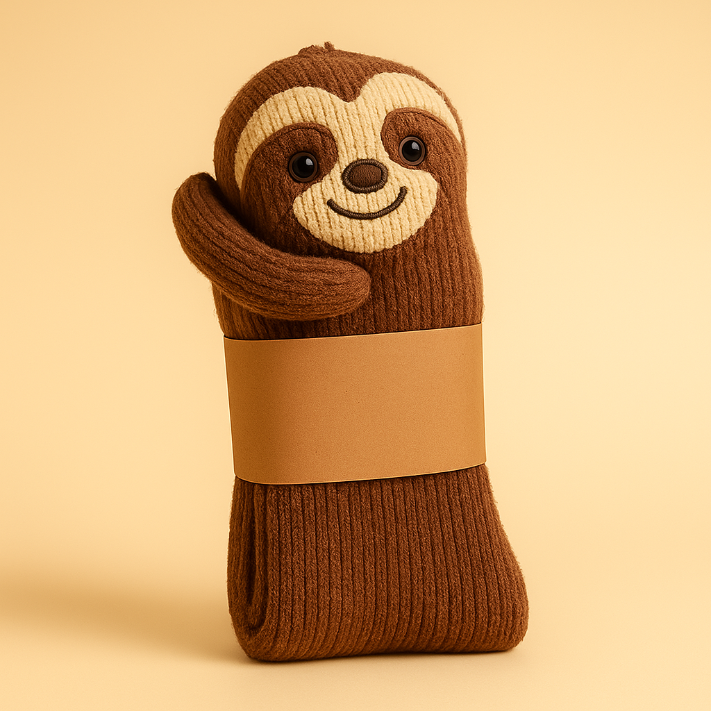 Unisex Plush Winter Socks — Non-Slip Traction Grip