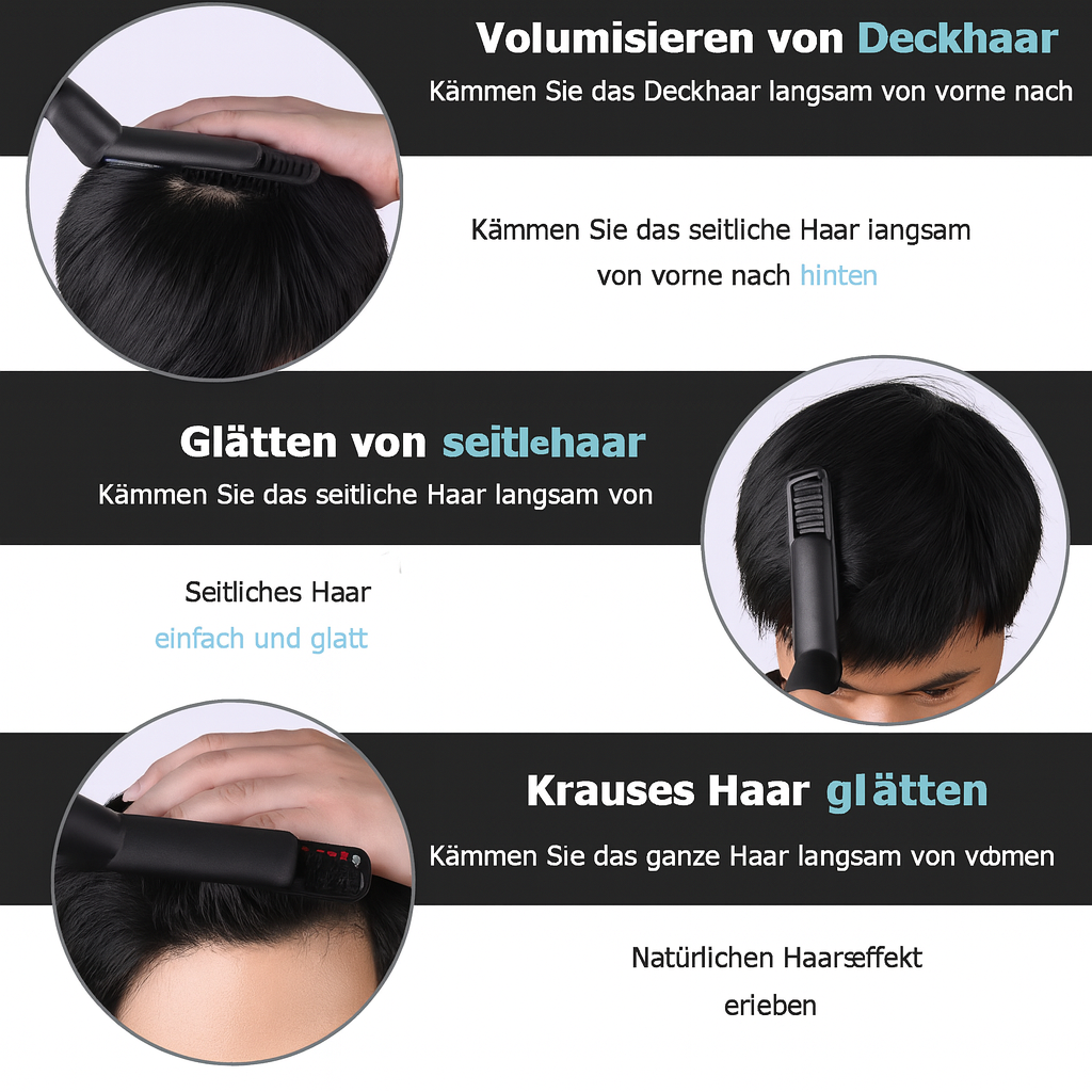 Rychlý styling vousů a vlasů – hladký vzhled – Esilora