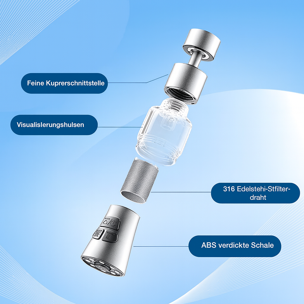 Smart Water Faucet Adapter for Enhanced Efficiency - Esilora