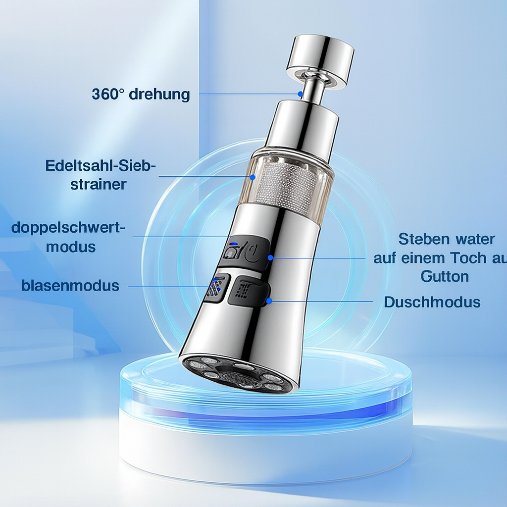 Smart Water Faucet Adapter for Enhanced Efficiency - Esilora