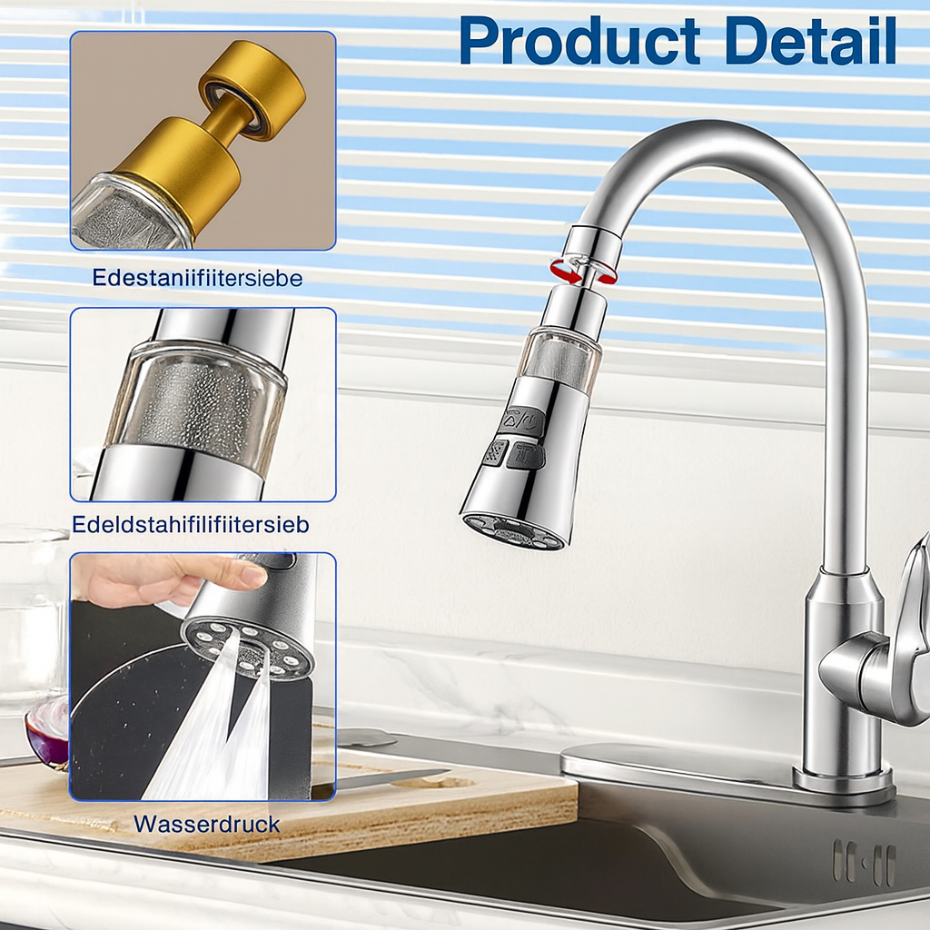 Smart Water Faucet Adapter for Enhanced Efficiency - Esilora
