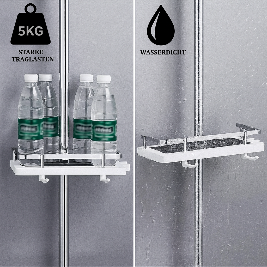Shower Storage Rack – Organization & Convenience for Your Shower Rod - Esilora