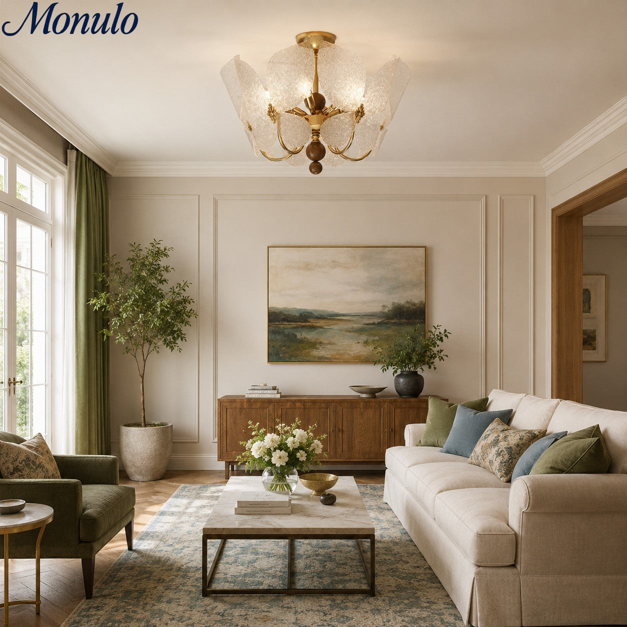 Lucenda Butterfly Ceiling and Pendant Light - Acrylic French Vintage Fixture for Bedroom and Hallway | Esilora