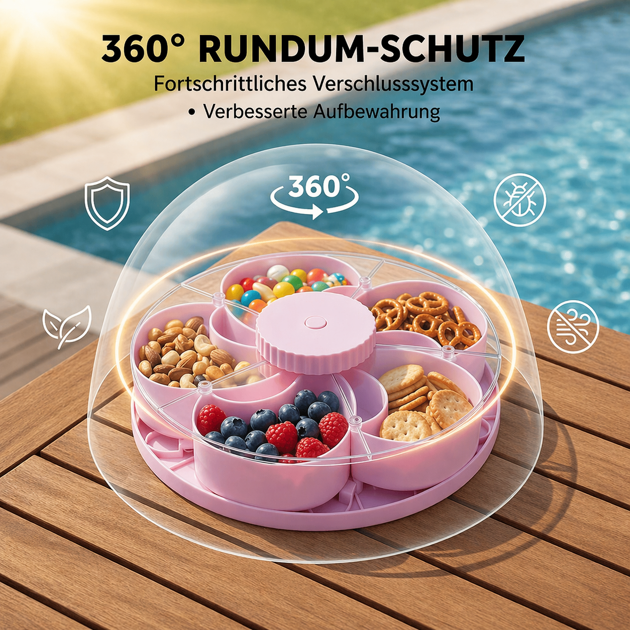 Snack Tray for Fresh Treats - Esilora