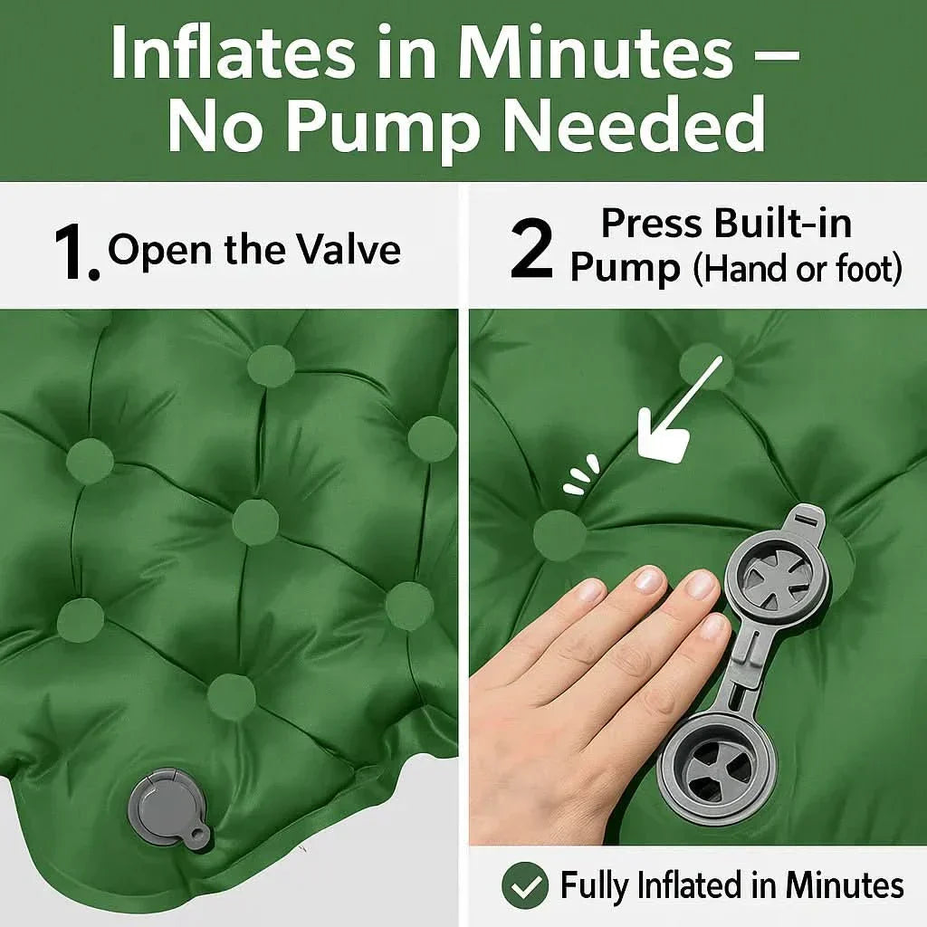 TrailLumen Ultra-Light Self-Inflating Double Hiking Mat