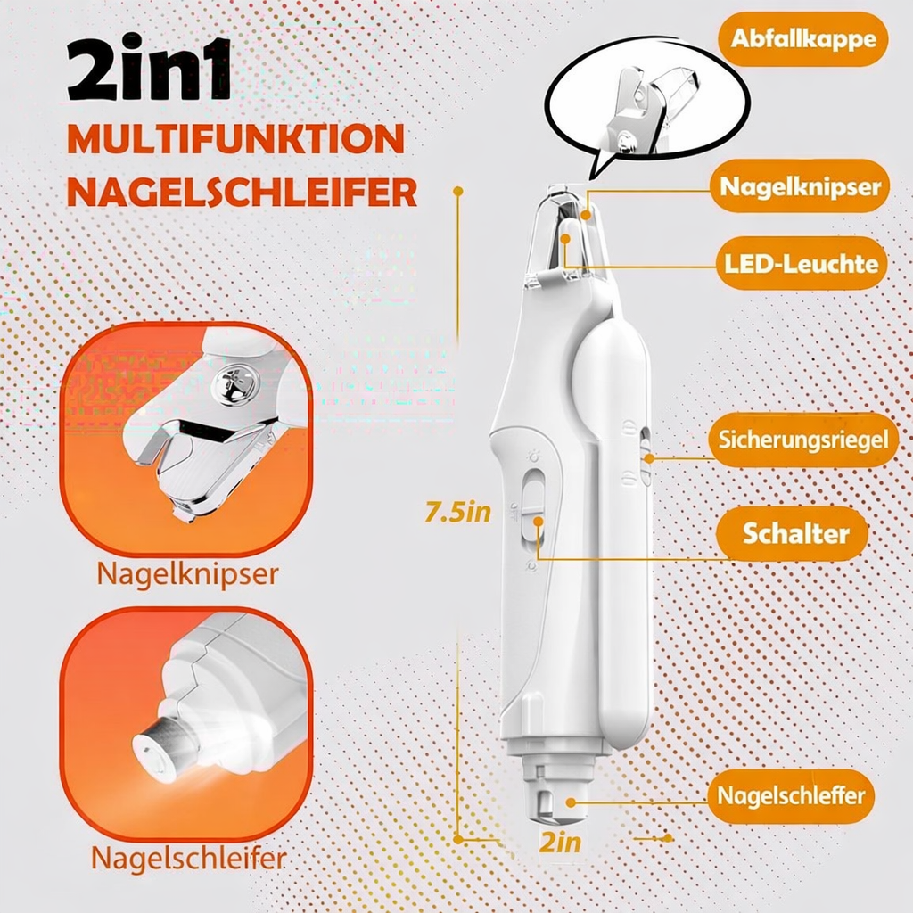 Professional Nail Grinder for Dogs and Cats - Esilora