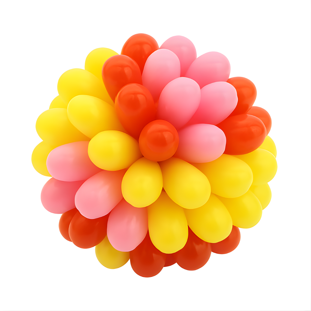 ChewBloom Textured Rubber Dog Ball — Interactive Chew Toy