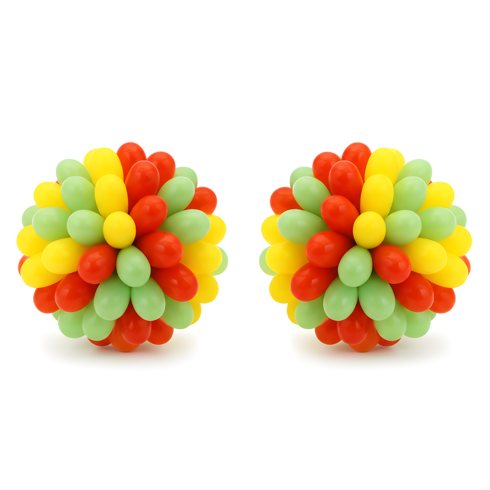 ChewBloom Textured Rubber Dog Ball — Interactive Chew Toy