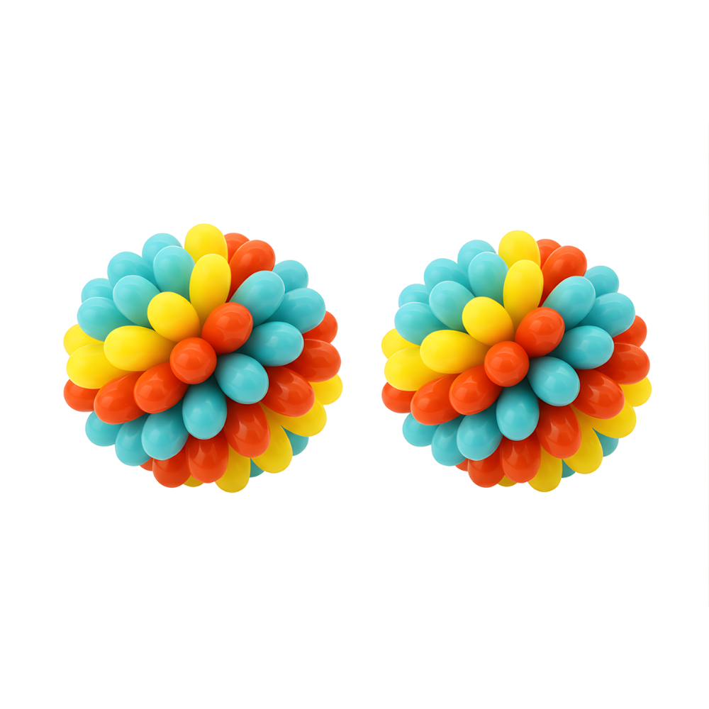 ChewBloom Textured Rubber Dog Ball — Interactive Chew Toy