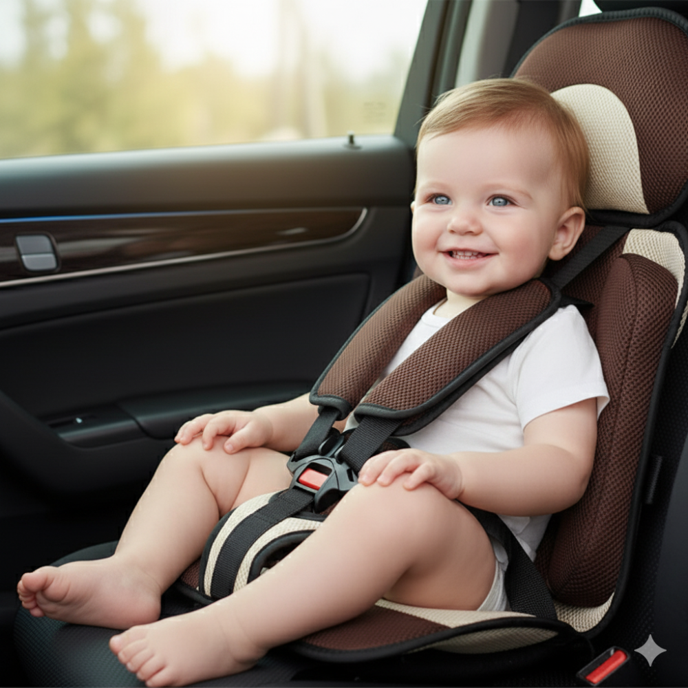 Scaun de înălțare portabil și ușor pentru copii - scaun auto compact pentru călătorii