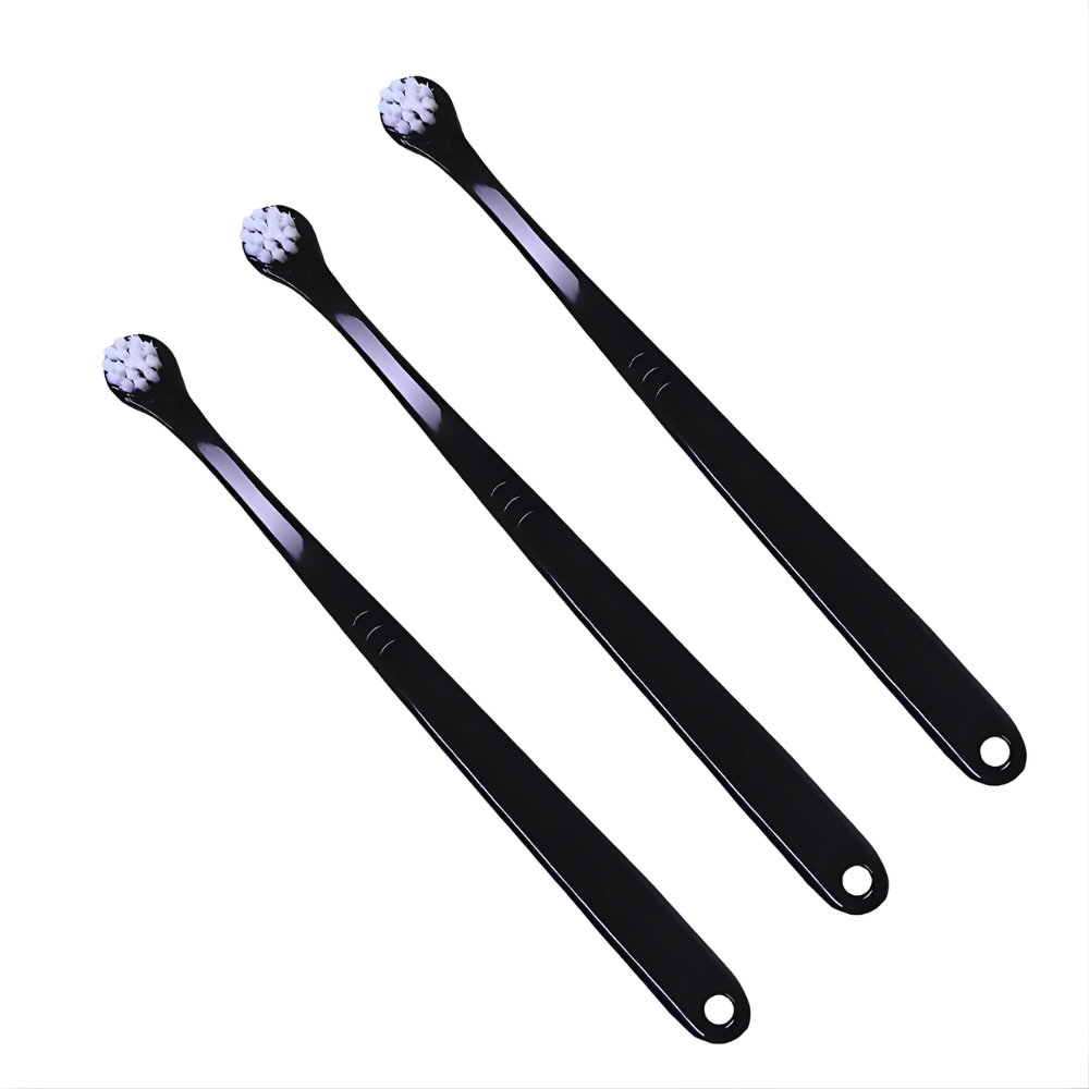 Escova de dentes 360 para cães CleanCurve, conjunto de 3 - cerdas macias