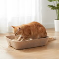 Bac à litière jetable pour chat CleanNest - plateau résistant aux fuites
