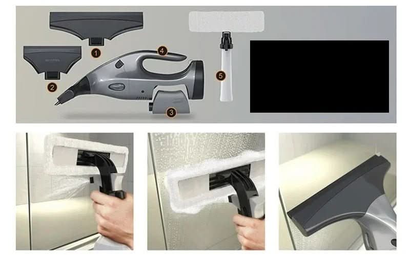 ClearVista kabelloser Fenstersauger für streifenfreie Fenster – für Hausbesitzer