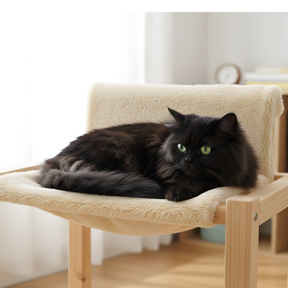 Cama hamaca elevada para gatos CloudPerch — Tumbona suspendida