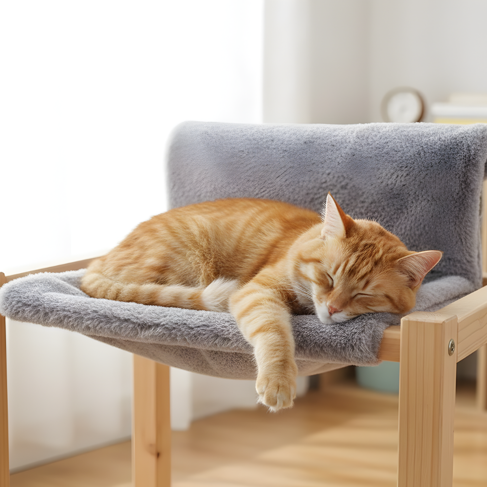 Cama hamaca elevada para gatos CloudPerch — Tumbona suspendida