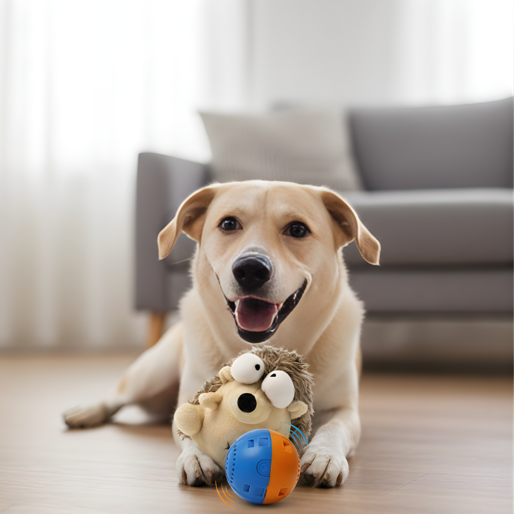 CritterPals Interactive Plush Dog Toy — Removable Covers