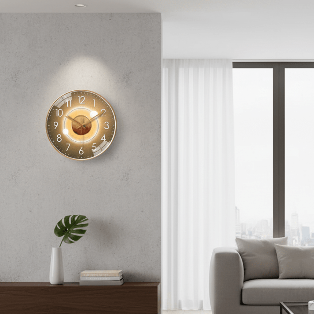 Egyszerű falióra elegáns kialakítással és pontos óraművel – Esilora
