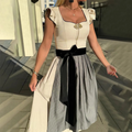 AlpenGlanz dirndl i bomuld til kvinder — traditionel festkjole