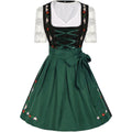 AlpenGruß grøn og sort dirndl til kvinder — Oktoberfest-stil