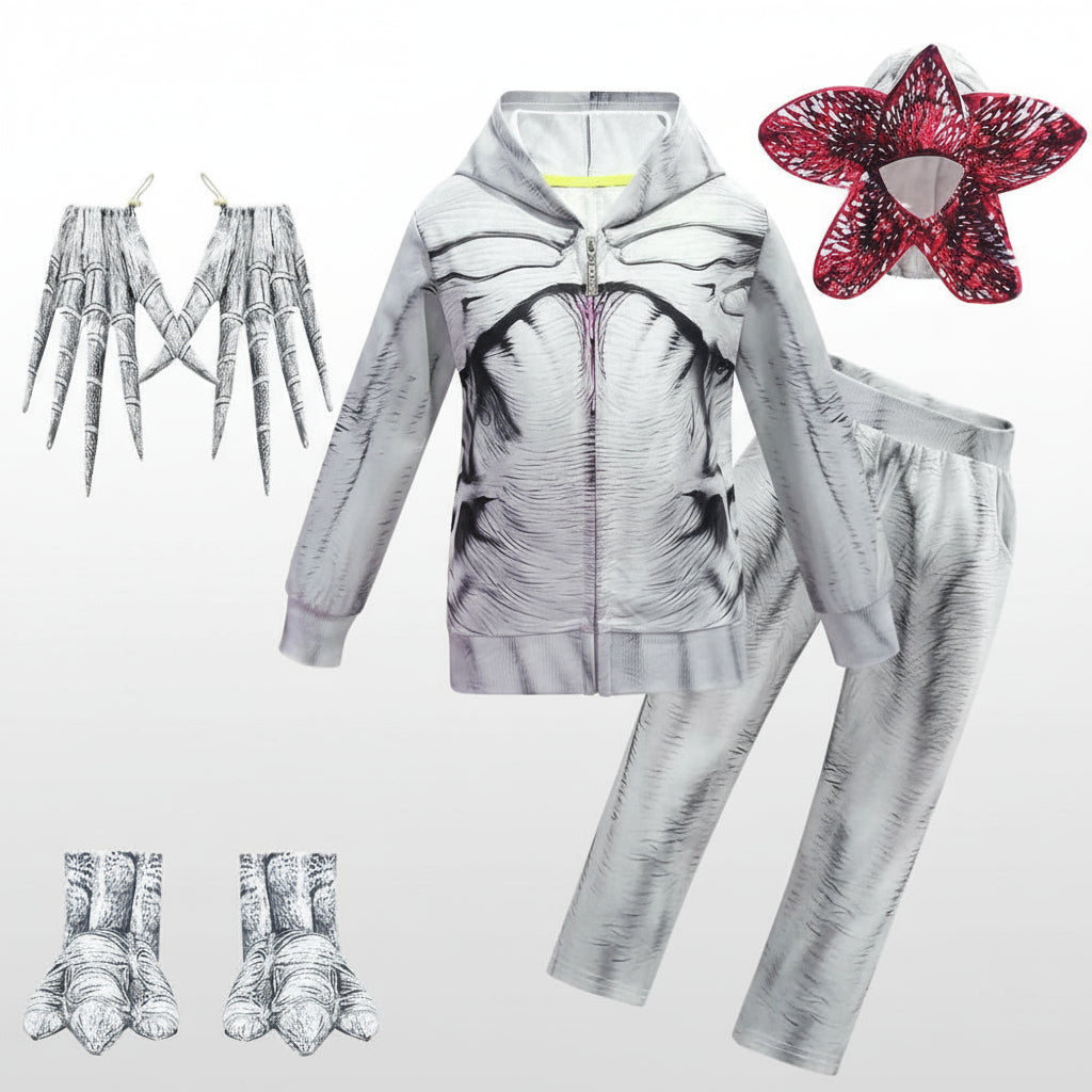 Costum de Halloween cu monstru — mărimi pentru copii 4-11
