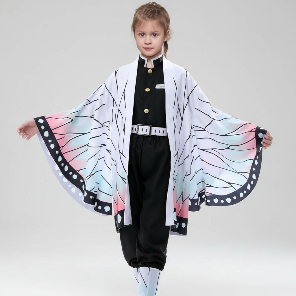 Set de costum de cosplay kimono pentru copii — poliester ușor