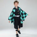 Set de costum de cosplay kimono pentru copii — poliester ușor
