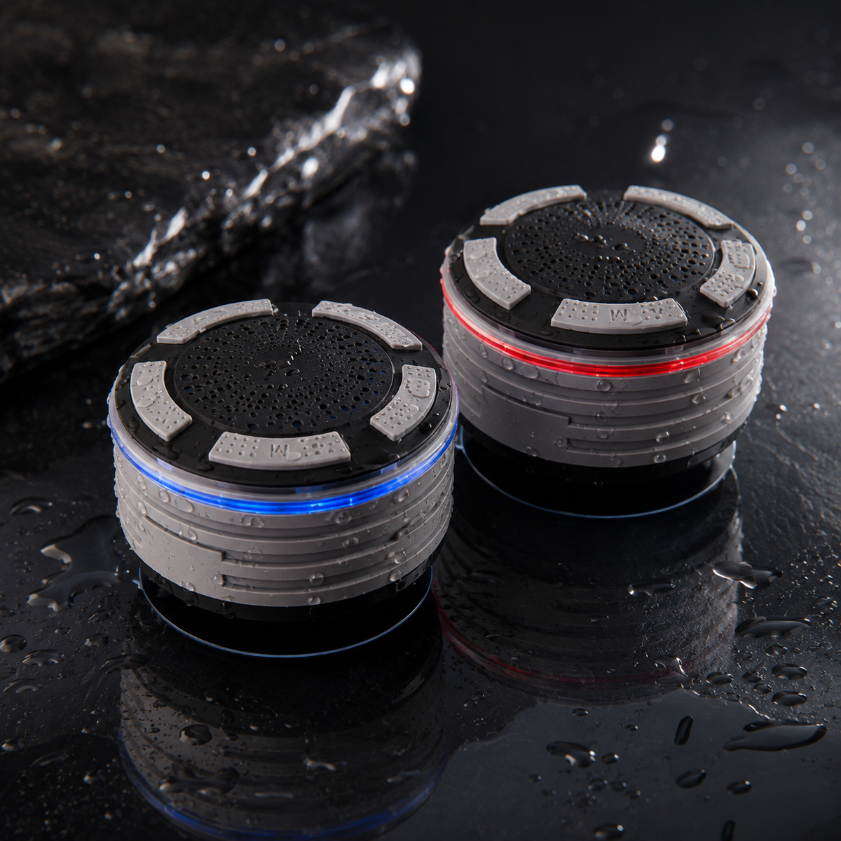 Wodoodporny głośnik prysznicowy Bluetooth — moc 5 W, uchwyt z przyssawką
