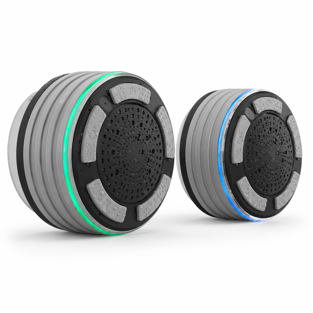 Wodoodporny głośnik prysznicowy Bluetooth — moc 5 W, uchwyt z przyssawką