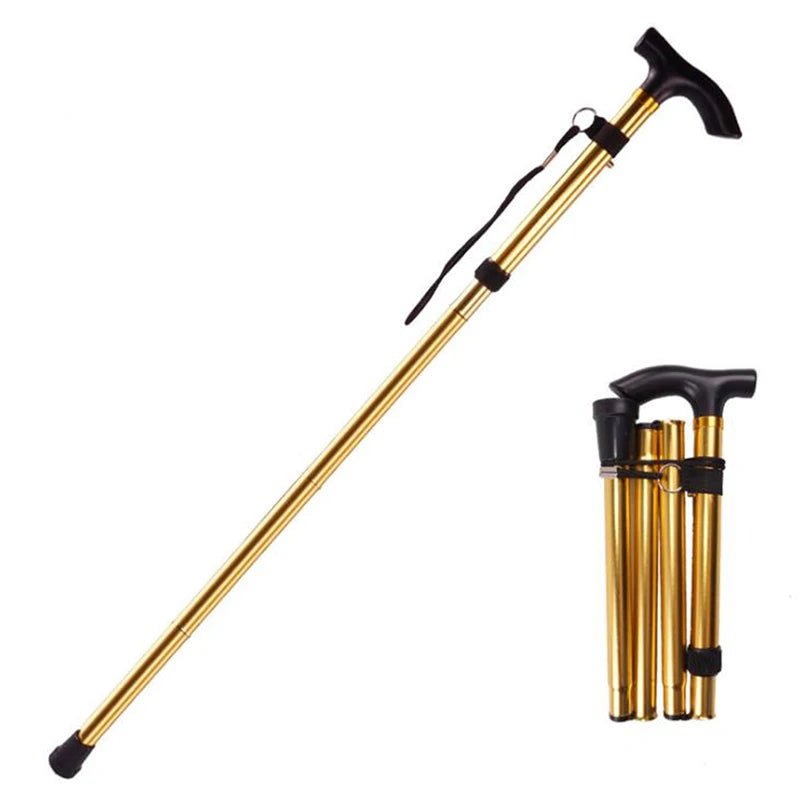 EaseWalker Lightweight Aluminum Walking Cane For Seniors With Ergonomic Joint Relief