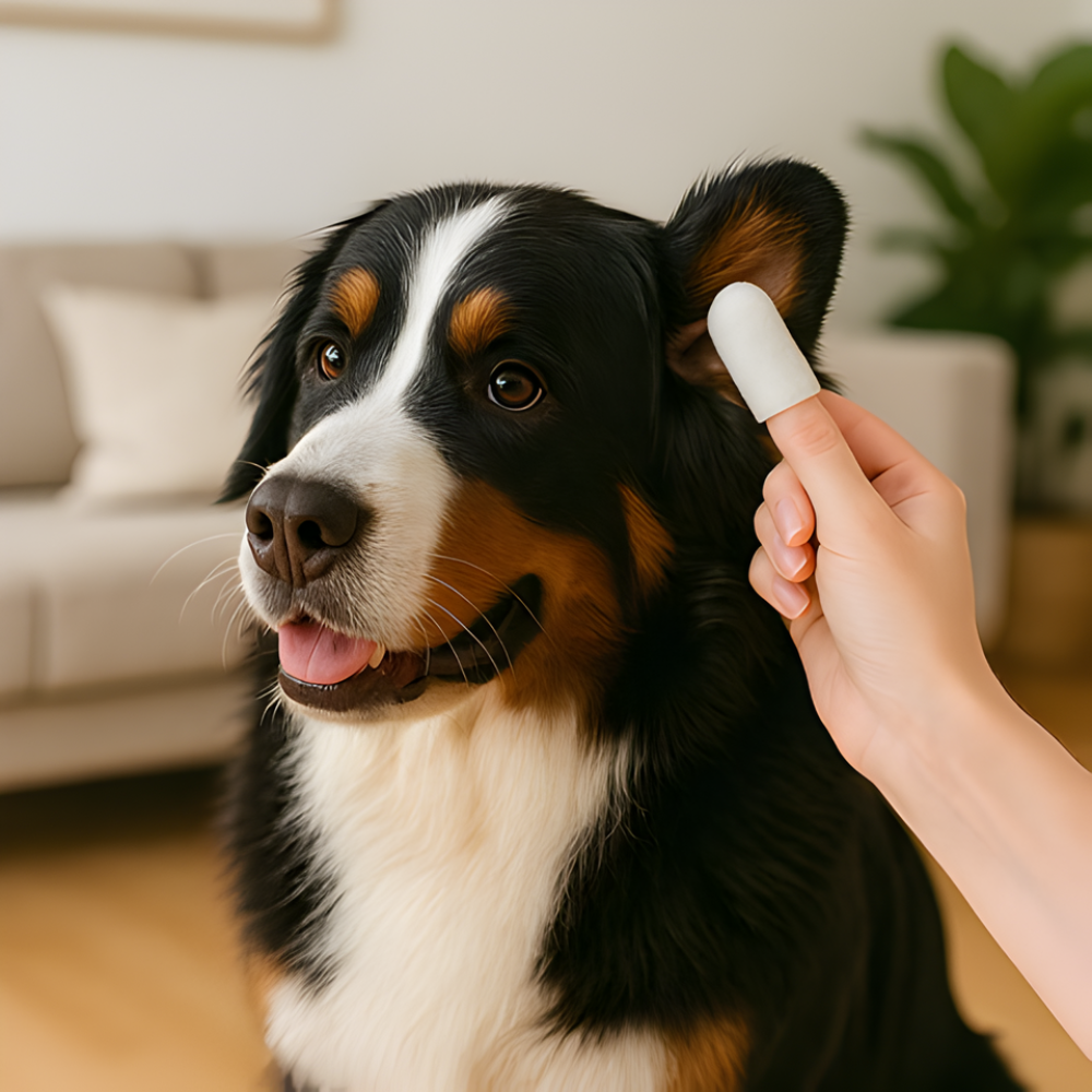 EarCalm Pet Ear Cleaning Finger Wipes for Dogs and Cats