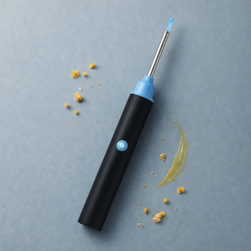 Removedor eléctrico de cerumen — diseño suave y preciso