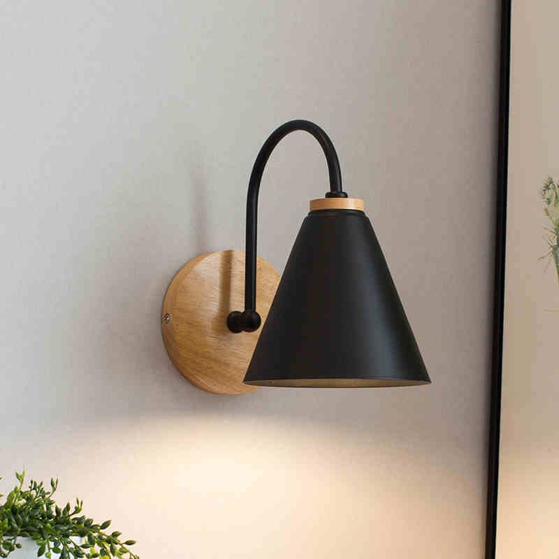 Ardello Arch Wall Lamp – Wood & Metal Modern Reading Light