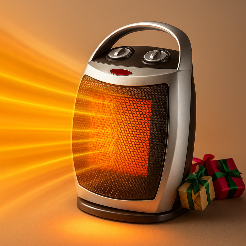 Aerotermă ceramică de 1500W - portabilă, eficientă energetic, încălzire rapidă, funcționare silențioasă