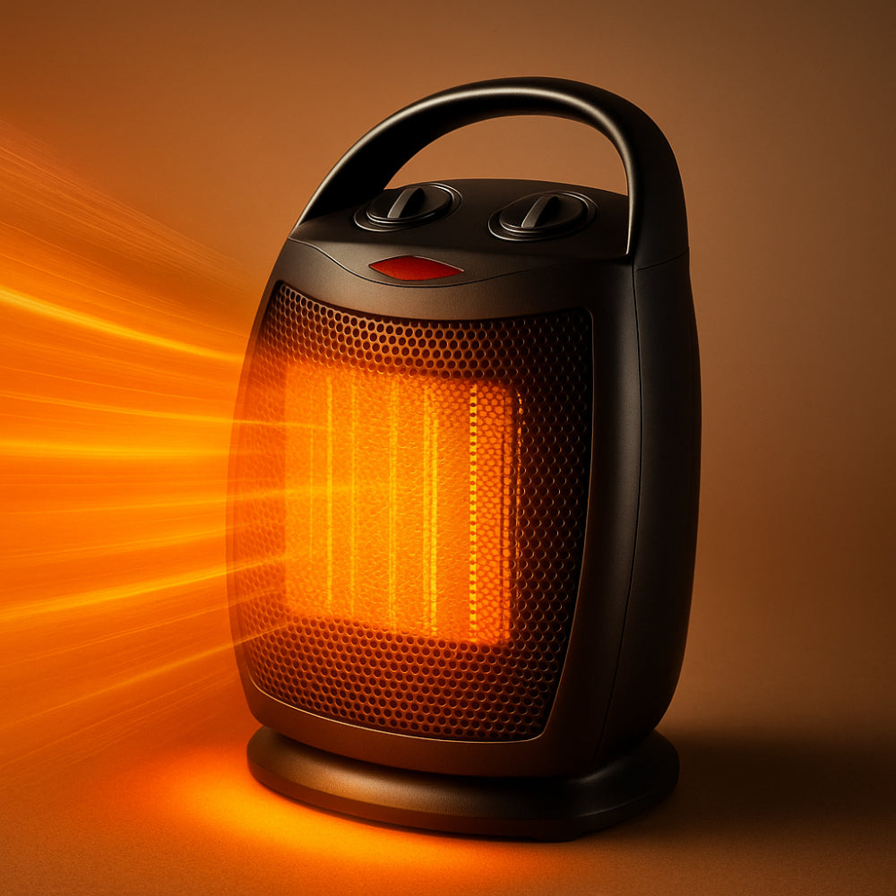 Aerotermă ceramică de 1500W - portabilă, eficientă energetic, încălzire rapidă, funcționare silențioasă