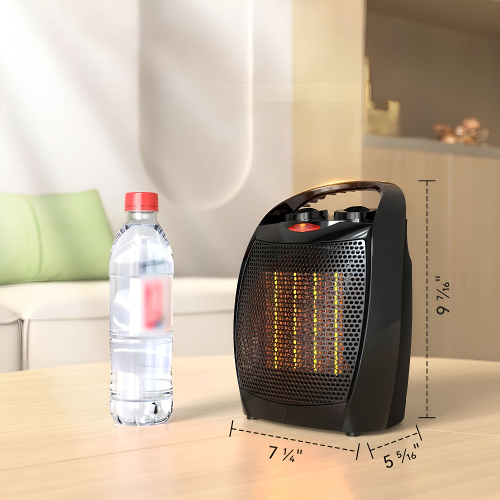 Aerotermă ceramică de 1500W - portabilă, eficientă energetic, încălzire rapidă, funcționare silențioasă
