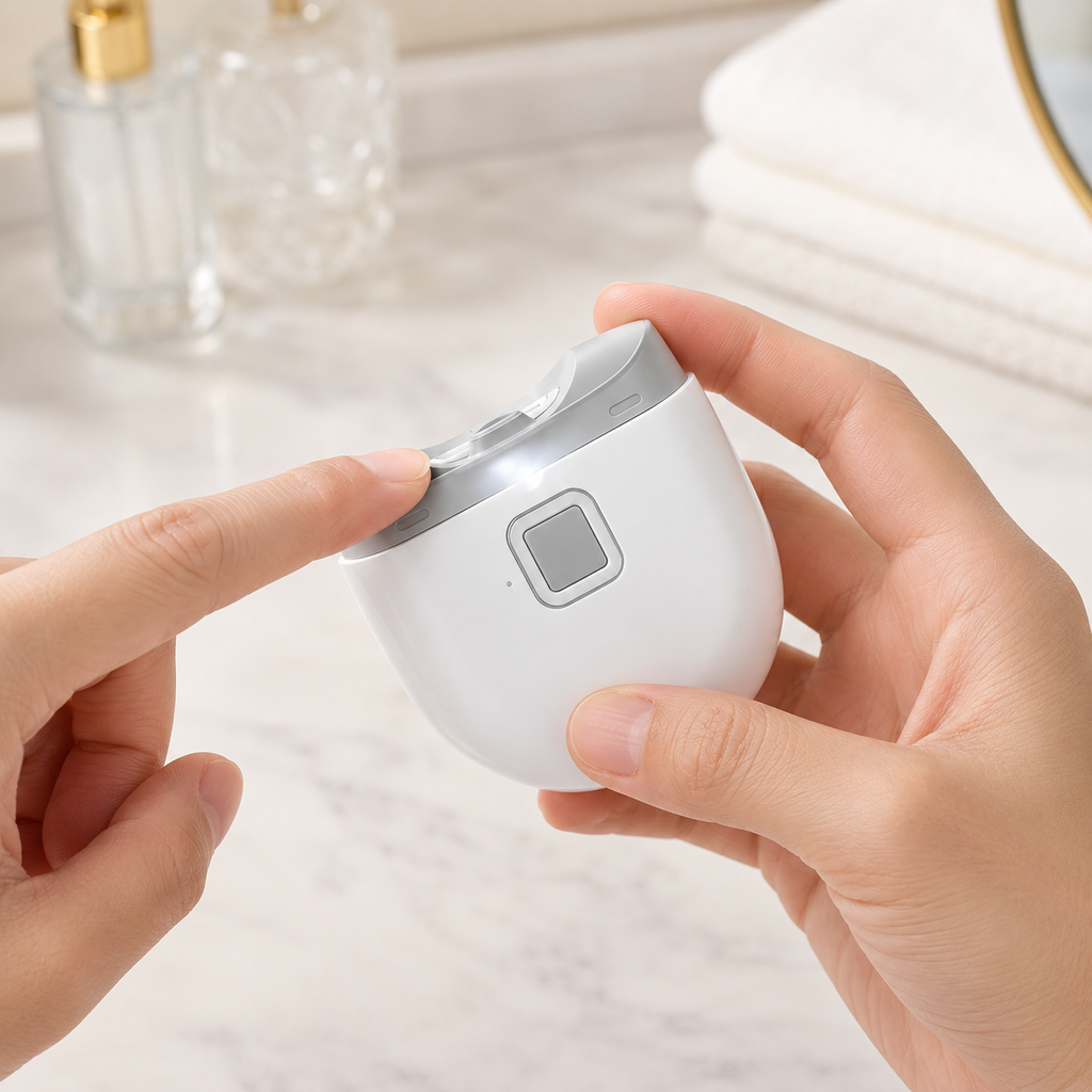 Electric Children's Nail Trimmer — Automatic Care with LED Light