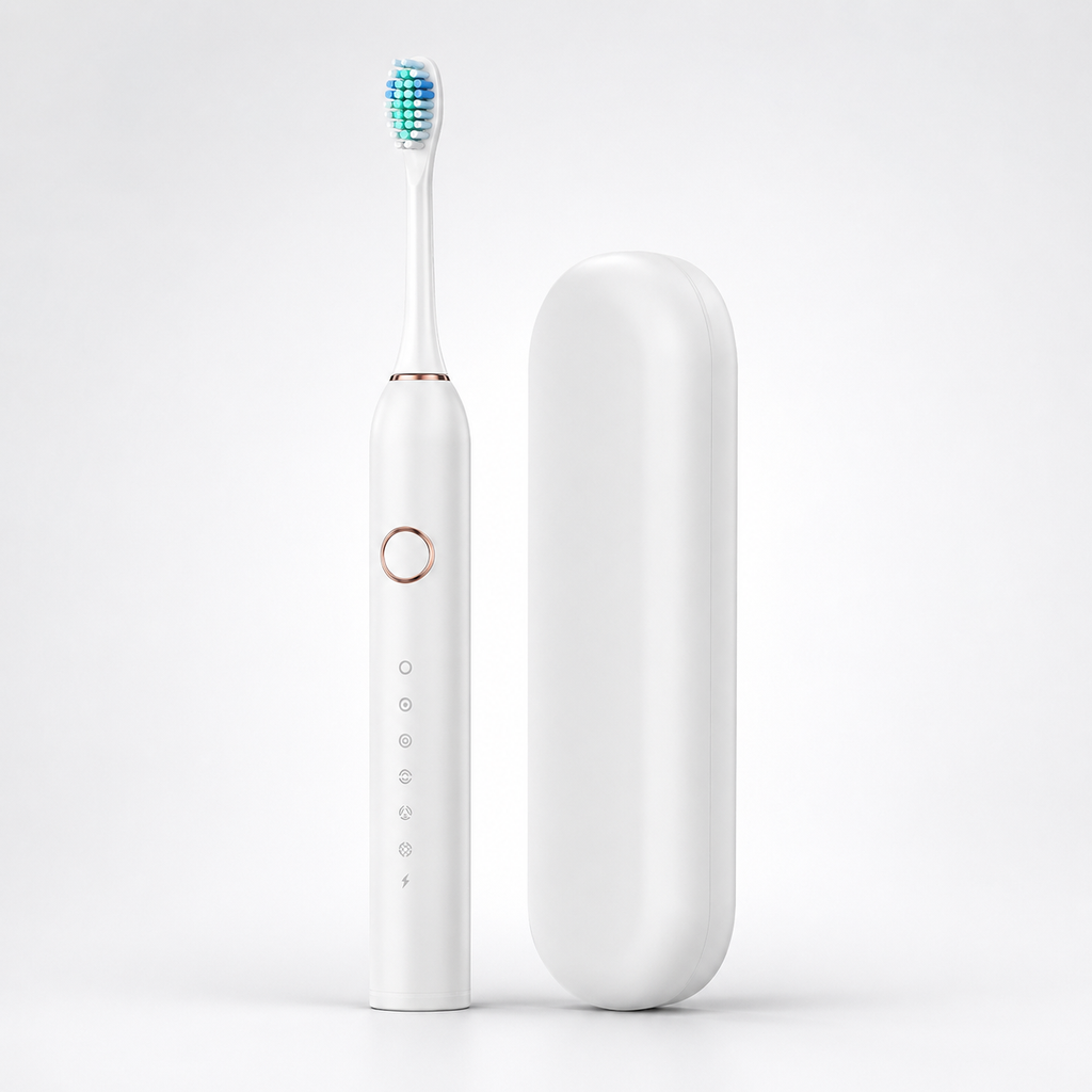 Cepillo de dientes eléctrico sónico — 6 modos, temporizador y carga rápida