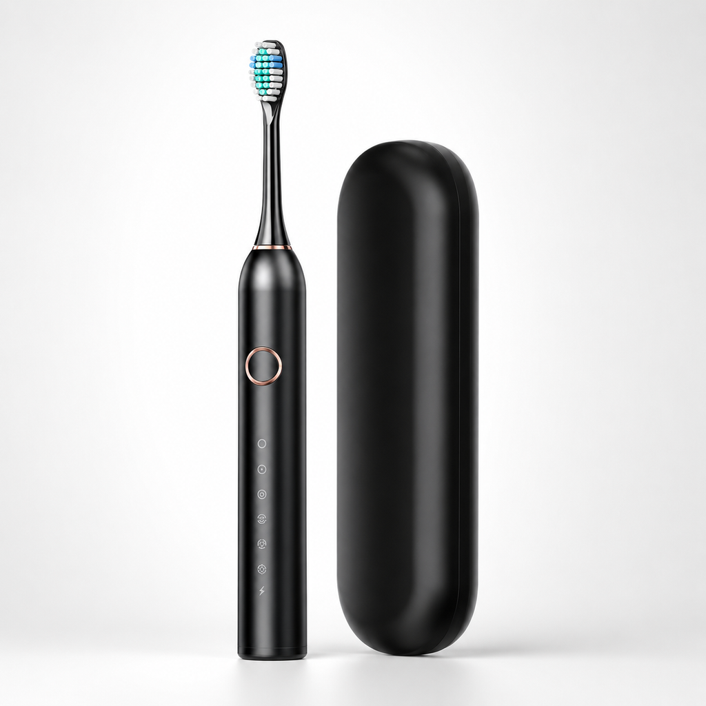 Cepillo de dientes eléctrico sónico — 6 modos, temporizador y carga rápida
