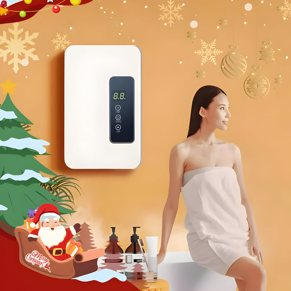 Încălzitor electric compact instantaneu de apă — eficient energetic, design aerodinamic