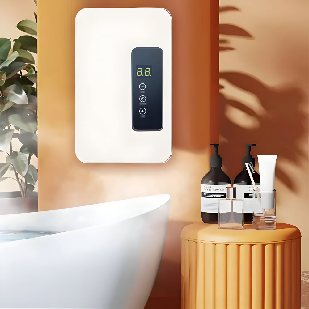 Încălzitor electric compact instantaneu de apă — eficient energetic, design aerodinamic