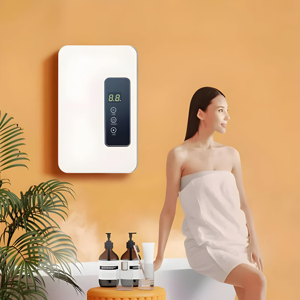 Încălzitor electric compact instantaneu de apă — eficient energetic, design aerodinamic