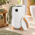 Electric Towel Warmer — Touchscreen Controls and Timer